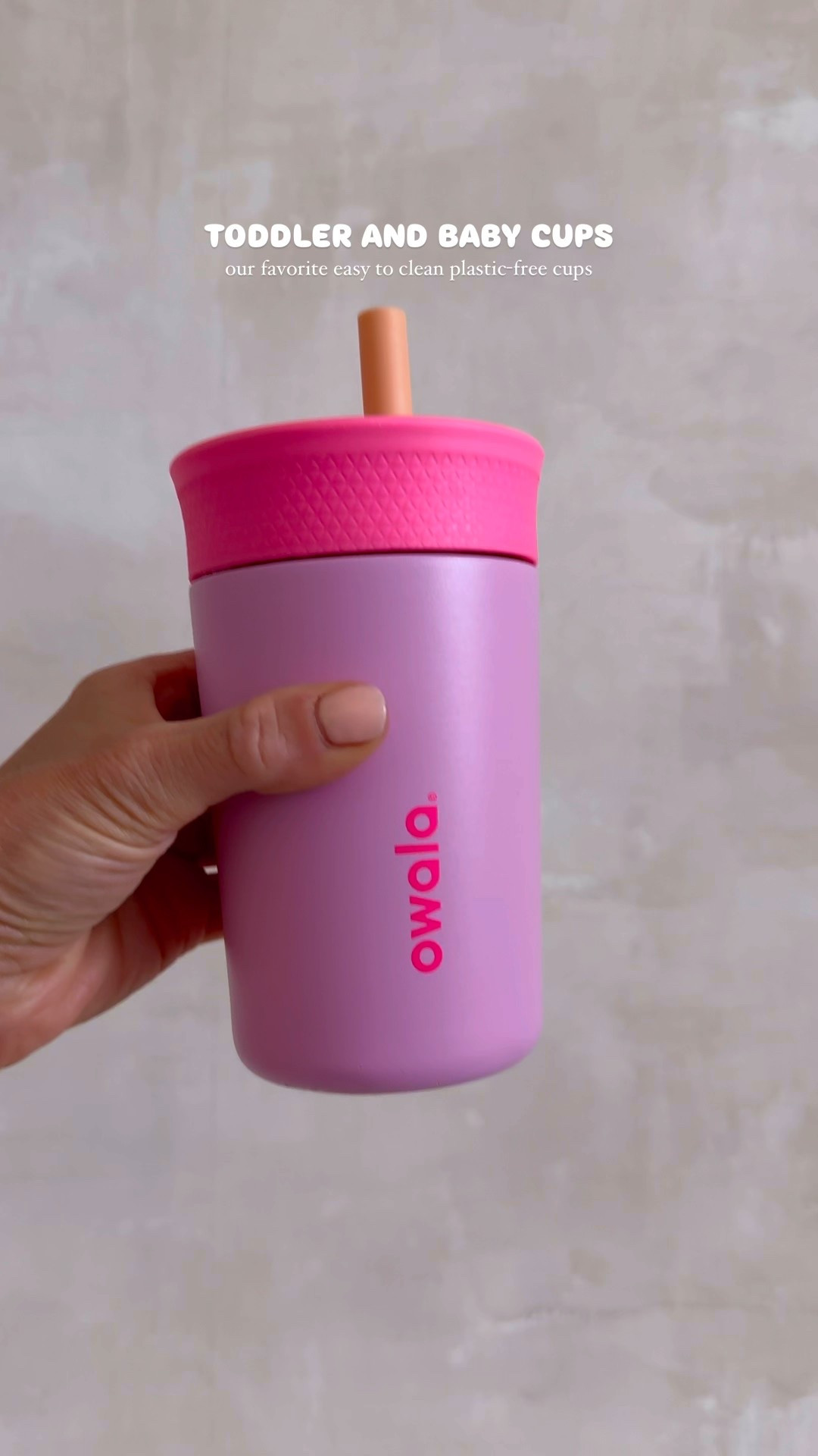 All our baby and toddler favorites—from learning how to use a straw and open cup to the best tumblers for on the go. All of these are dishwasher safe and made from non-toxic materials like stainless steel, glass, and silicone

🩵 Owala tumbler – Stainless steel, leakproof, and a great everyday cup (If you turn it upside down and shake, a few drops may come out, but not much.)

🩷 NumNum silicone training cup – Small, weighted, and perfect for open-cup learning. Yes, there will be spills, but it’s been amazing for teaching Callie how to sip independently

🧡 Honey Bear straw cup – This was Callie’s first cup and she learned how to use it in just one day! Ideal for early baby-led weaning. We use it less now since she’s learned to squirt water out for fun 😅

💜 Hydrojug Kids 14oz – Just like mama’s, which makes Callie happy. The straw gives the most water at once (which she prefers). It will spill if the straw is open, but it's leakproof when closed—great for tossing in a bag

💚 Grosmimi straw cup – Love the handle and lid. Water flow is slower, which Callie isn’t as into now that she’s older. The lid is plastic and could break with frequent drops. Leakproof with lid closed, just a few drops if shaken upside down

💛 Elk and Friends cups – Available in glass or stainless steel with thick silicone straws (perfect for smoothies!). Ours are glass, and the silicone sleeves help protect them. Comes with a to-go lid for freezing or travel

#toddlerlife #momlife #firsttimemom #babyledweaning #toddlercups #momrecommendations #cuptraining #toddlermusthaves #nontoxicliving #momtips #momapproved #babygear #toddleressentials 

#LTKBaby #LTKKids #LTKSaleAlert