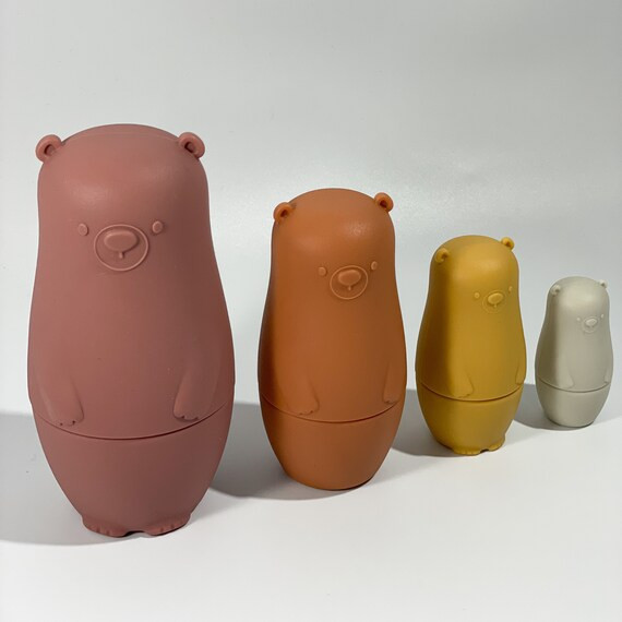 Silicone Nesting Doll Toy  Silicone Stacking Toy  Silicone | Etsy | Etsy (US)