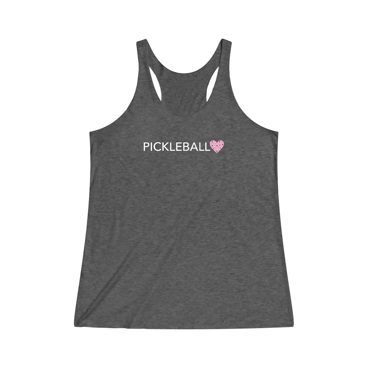 Love Pickleball Tri-Blend Racerback Tank - PEP Pickleball | PEP Pickleball