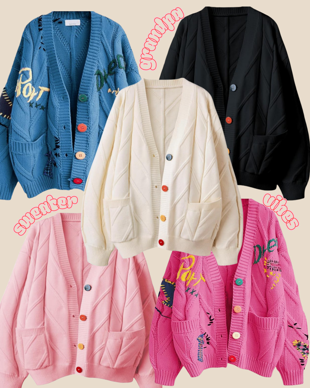 Grandpa's sweater but make it cute! 💕 

 #LTKGiftGuide #LTKHoliday #LTKFindsUnder50