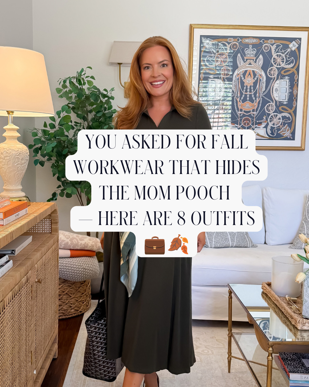 You asked for fall workwear that hides the mom pooch — here are 8 outfits! 🍂 Every look is styled to skim (not cling) around the stomach, so you can stop thinking about it and just get dressed. Which one is your favorite? 🤍

My sizing: small or 6

#LTKFallyStyle #LTKMomStyle #LTKOfficeLooks #LTKFallOutfits

#LTKWorkwear #LTKgrwm #LTKootd