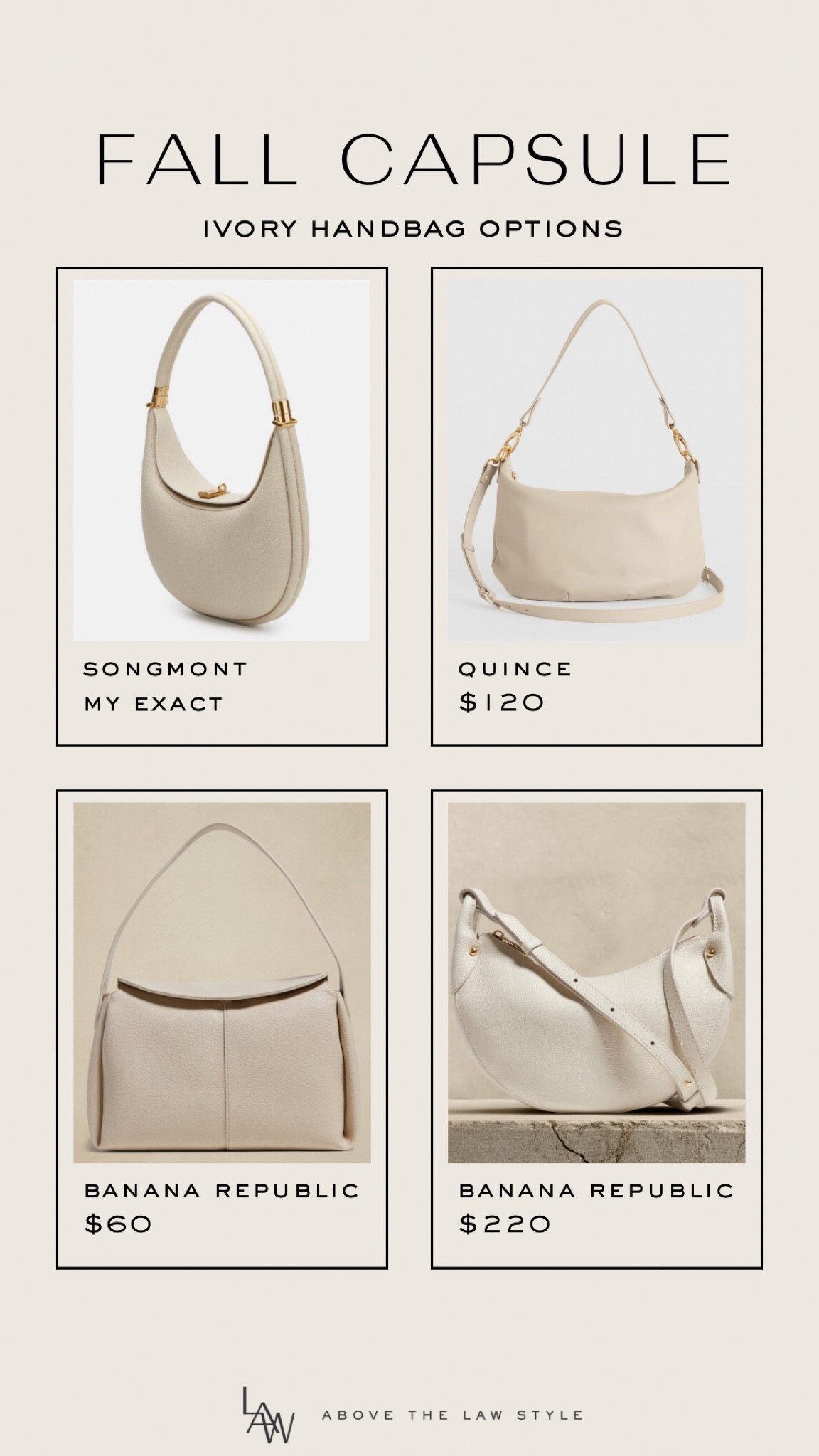 Fall Capsule: Ivory Handbag

#LTKStyleTip #LTKFindsUnder100 #LTKItBag