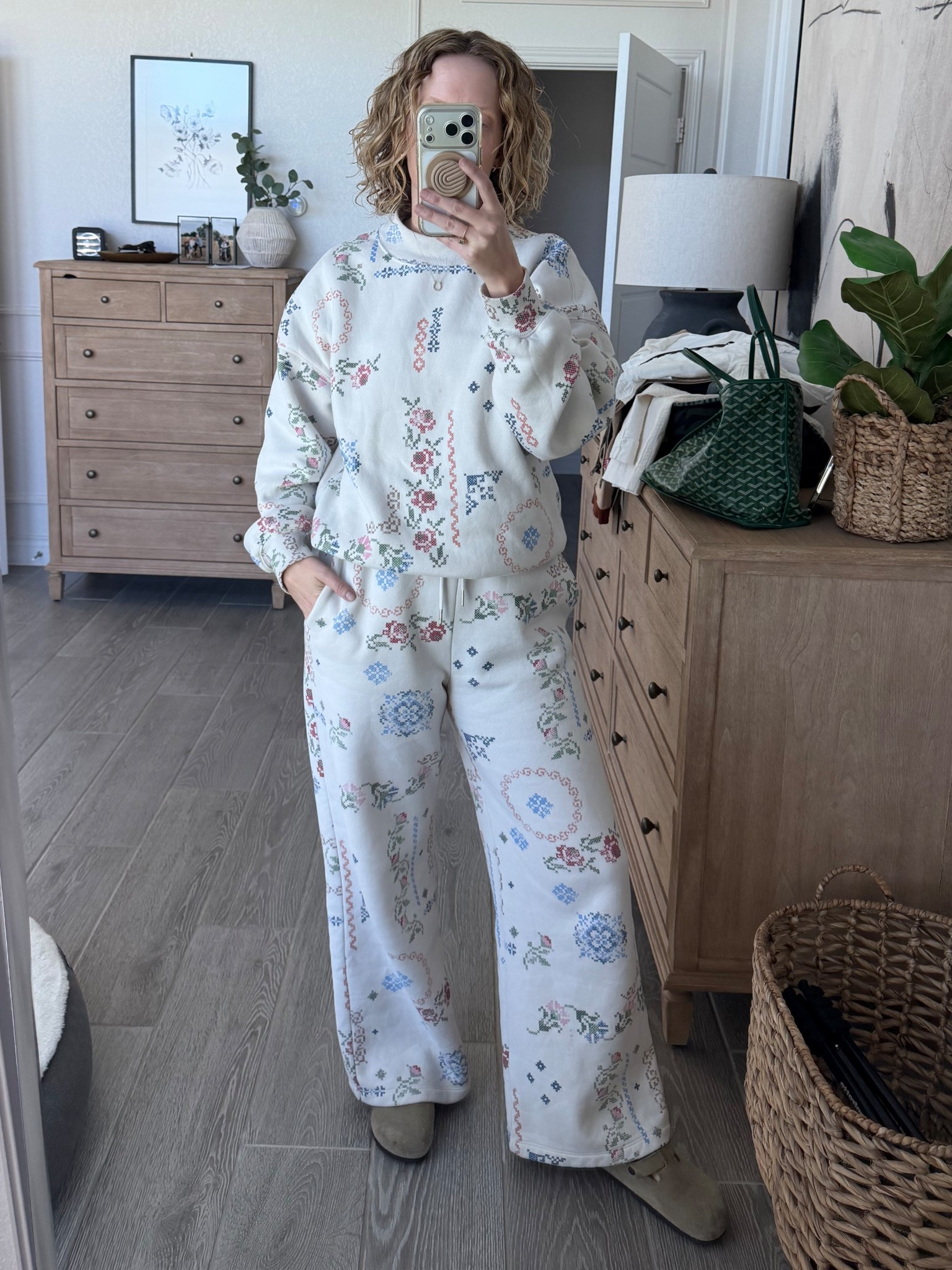 Wearing a medium in top & bottoms from Abercrombie 