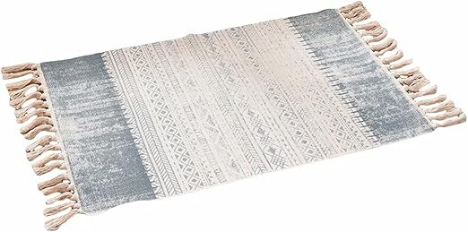 HLOVME Woven Cotton Boho Area Rug with Tassel 2' x 3' Washable Indoor/Outdoor Rugs for Living Roo... | Amazon (US)