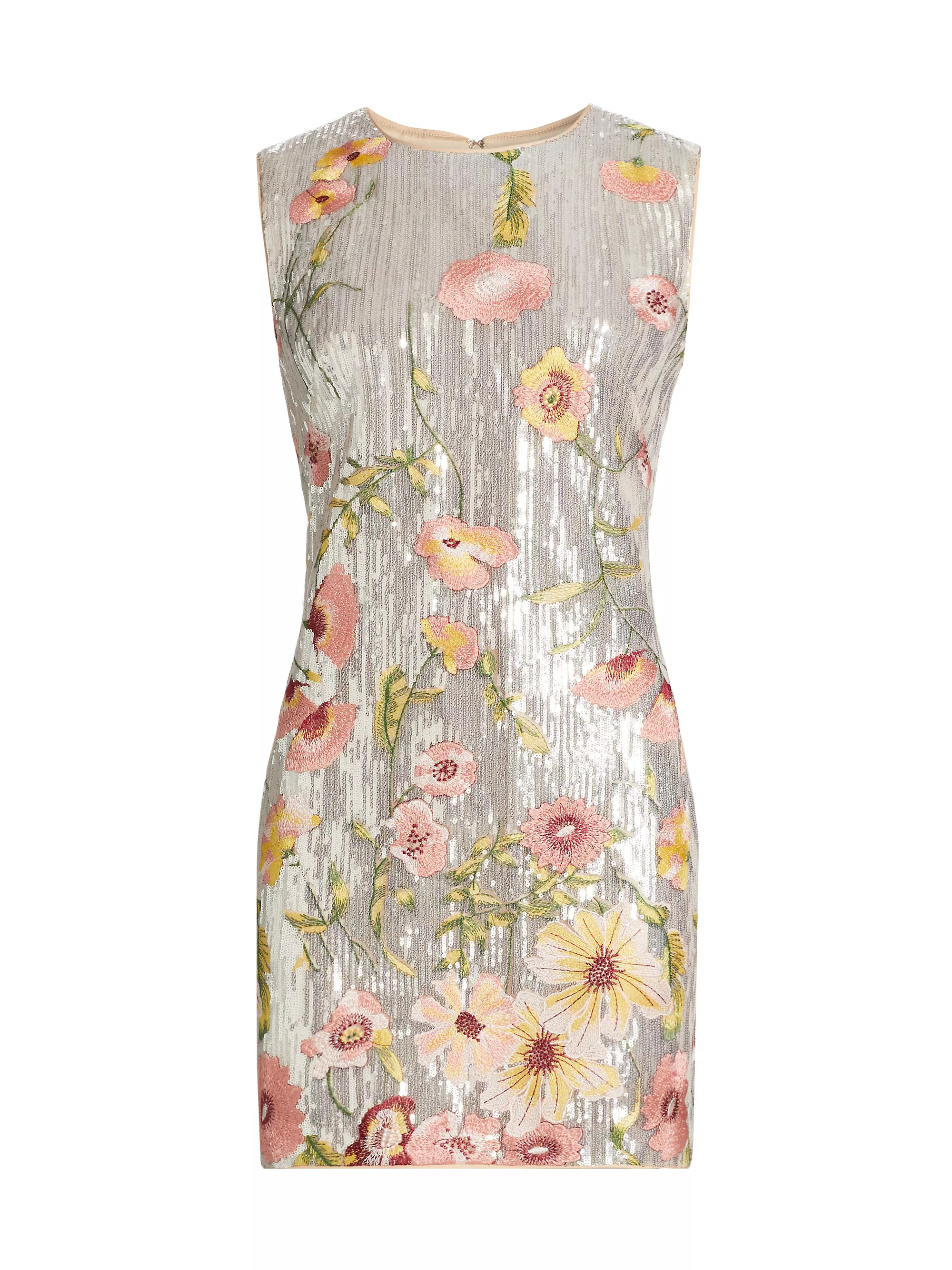 Ivette Floral Sequined Minidress | Saks Fifth Avenue