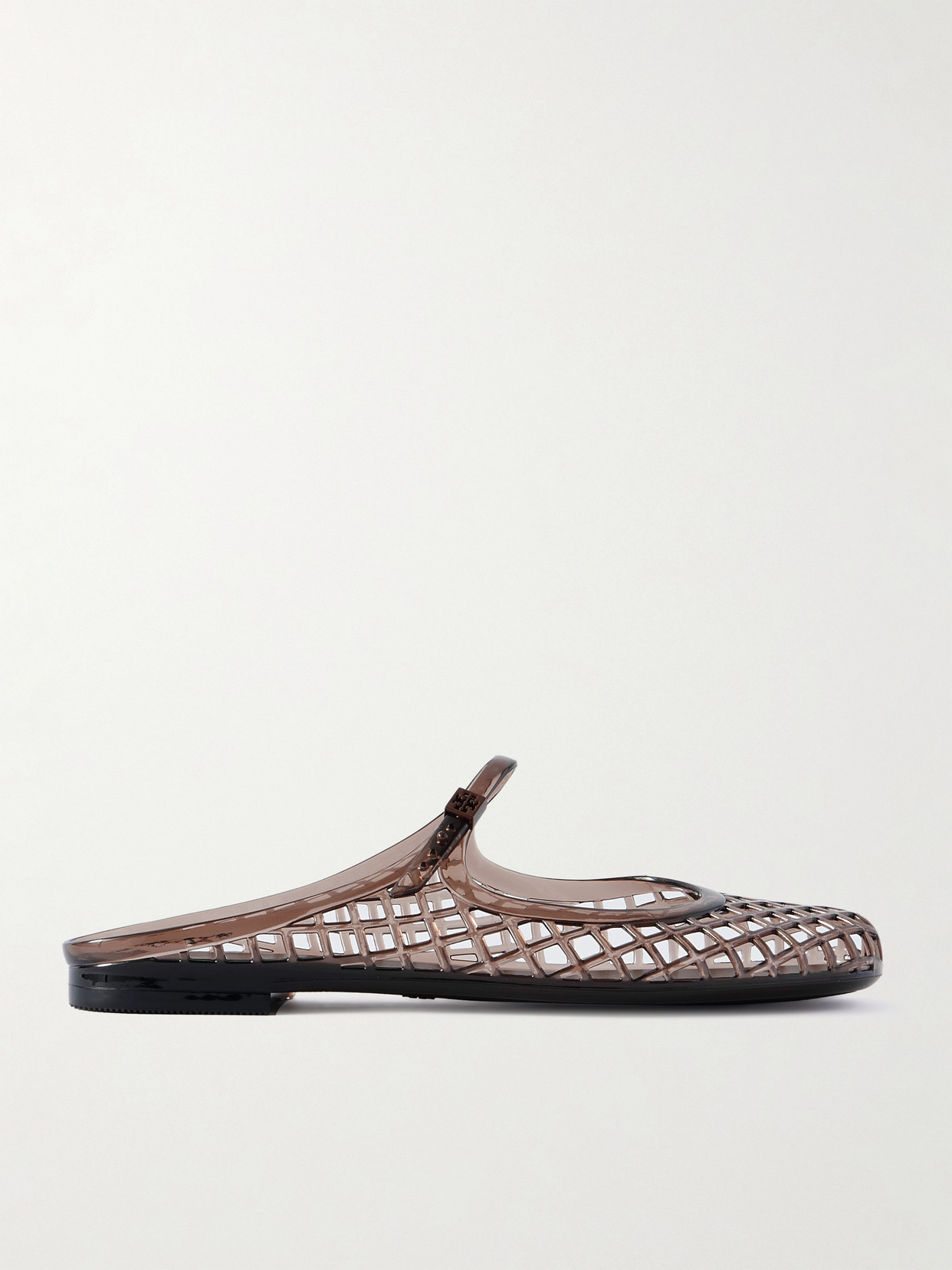 Tory Burch - Mellow Cutout Rubber Mary Jane Slippers - Brown - US9 | NET-A-PORTER APAC