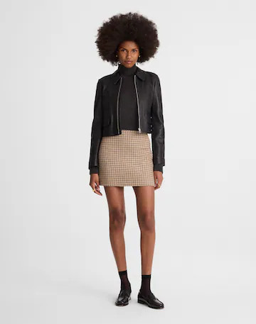 Double-Faced Mini Skirt | Madewell