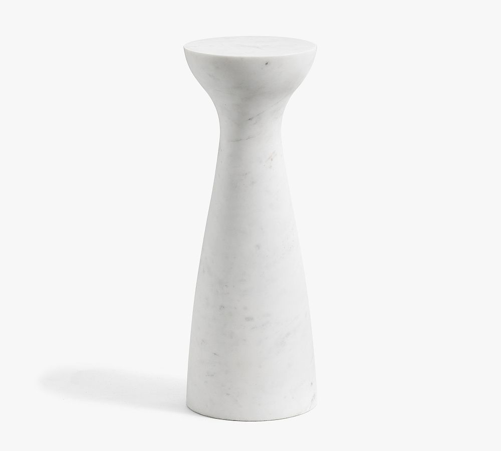 Sansome Round Marble Accent Table | Pottery Barn (US)