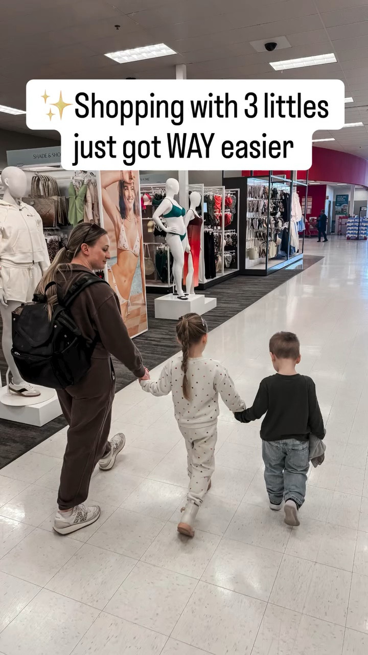 Taking 3 kids to the store used to be ✨chaos!✨

These three products made our Target trips SO much easier and FUN! 

🛒 A cart handle so little hands stay busy
🛞 A steering wheel so they think they’re driving the cart 
🧺 A cart hammock so baby has a comfy spot

✨Comment SANITY for links!