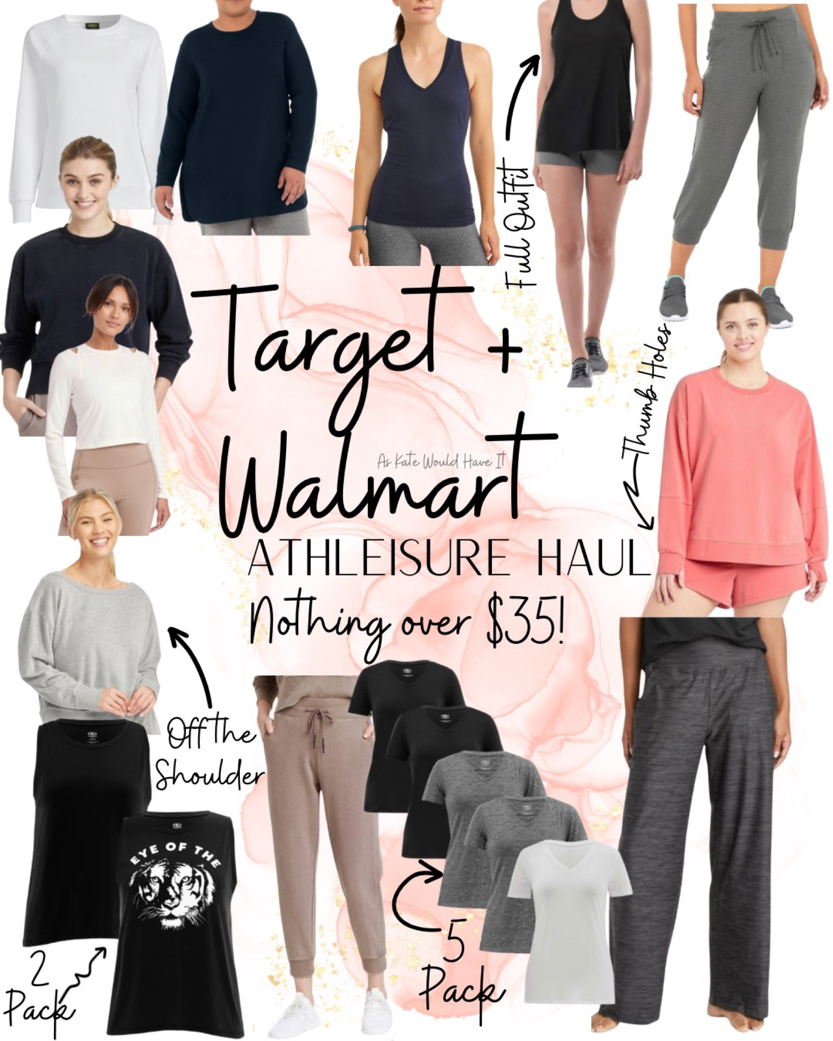 Holy haul! No shade to my other favorite athletic wear brands; I’m just loving Target & Walmart at the moment. Work from home wardrobe on lock! Nothing over $35 here!

#LTKcurves #LTKfit #LTKunder50