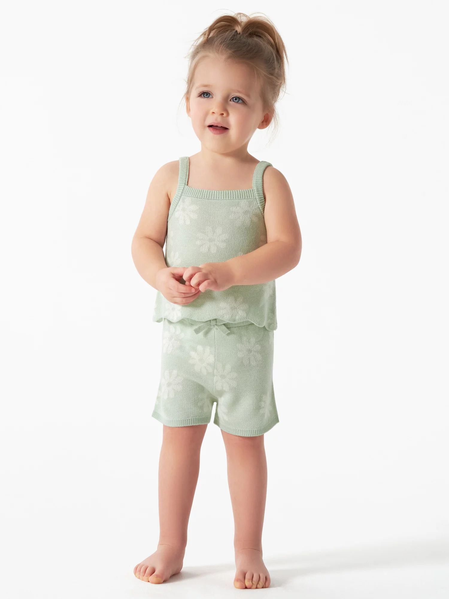 Modern Moments by Gerber Baby and Toddler Girls Tank Top and Shorts Set, 2-Piece, Sizes 12M-5T | Walmart (US)