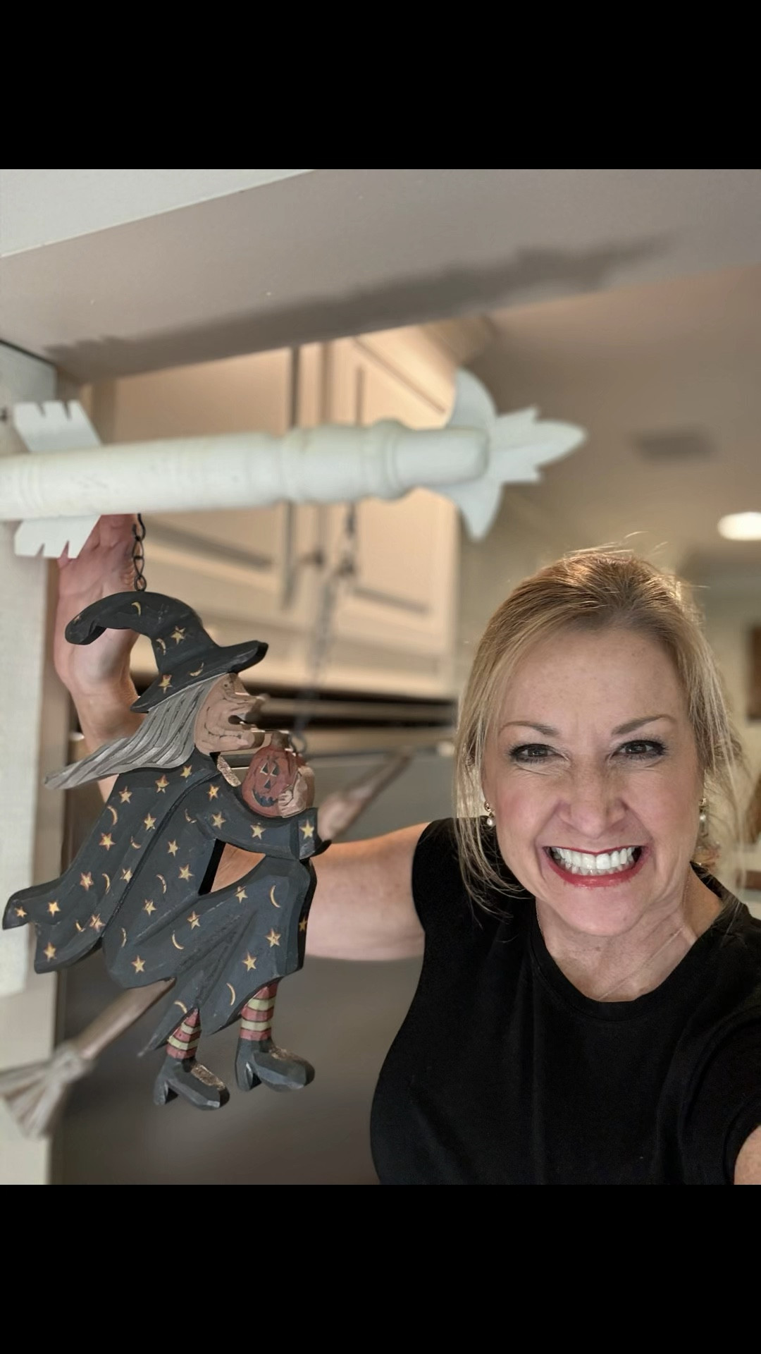 Love this wooden arrow hanging in my kitchen with interchangeable fun holiday decor. I just hung up my witch for Halloween, but wanted to share the other signs. I have their high-quality and so cute and fun!

#LTKHalloween #LTKSeasonal #LTKHoliday