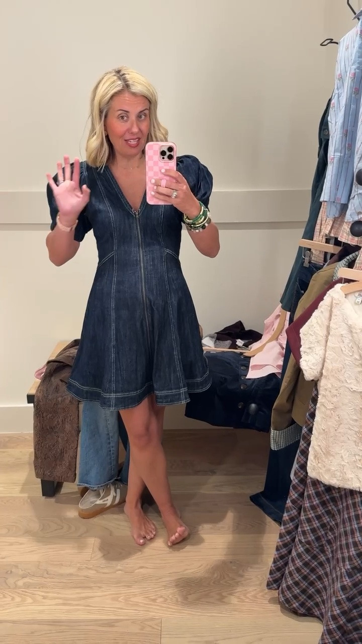 Now this is a denim dress obsession!! I’m in xs dress.

#LTKdayinmylife #LTKSeasonal #LTKOver40