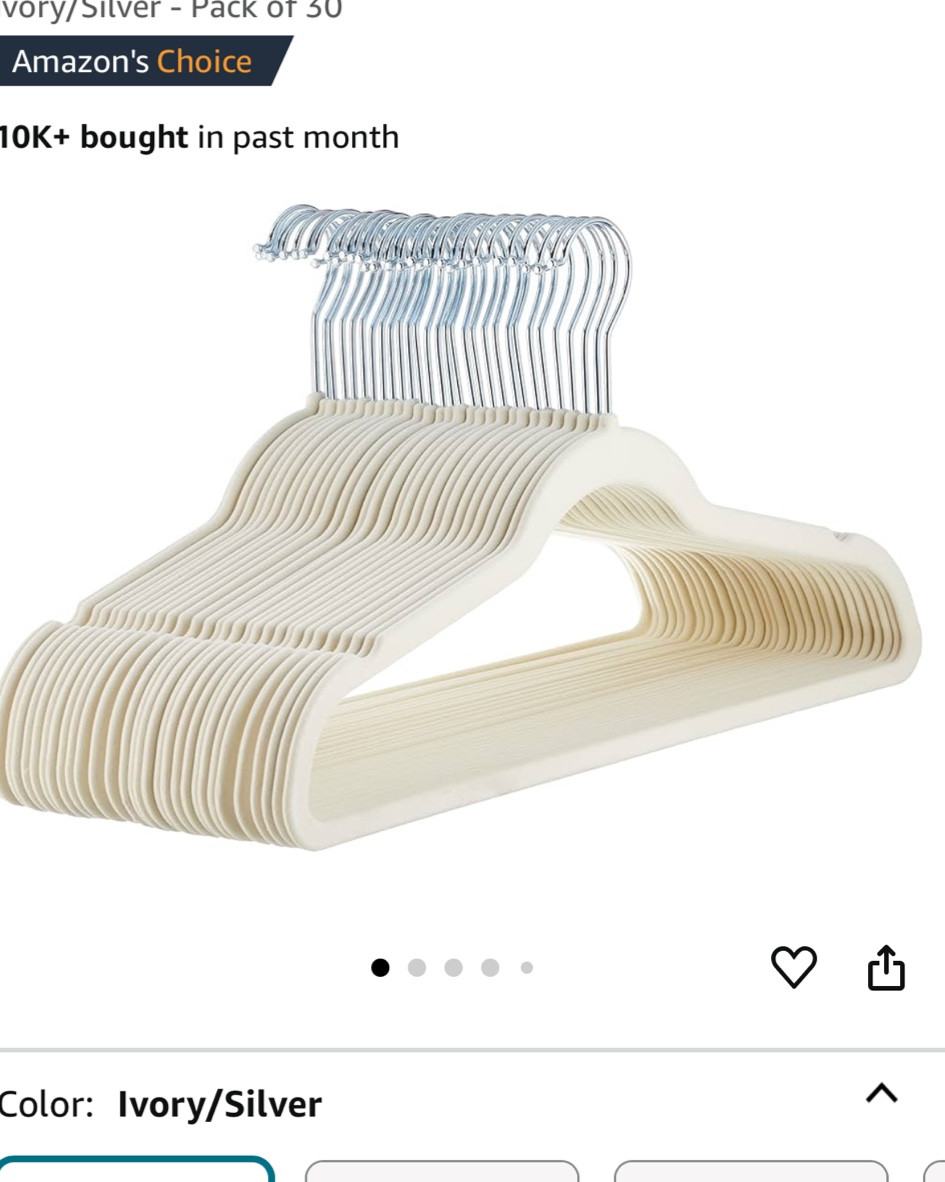 Small hangers that fit inside the bookshelf 

#LTKHome