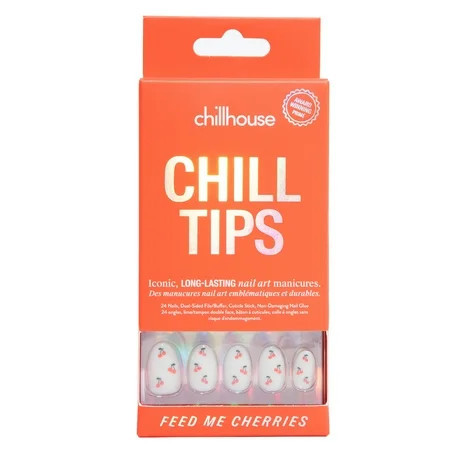 Chillhouse Chill Tips Press on Nail Kit False Nails Feed Me Cherries | Walmart (US)