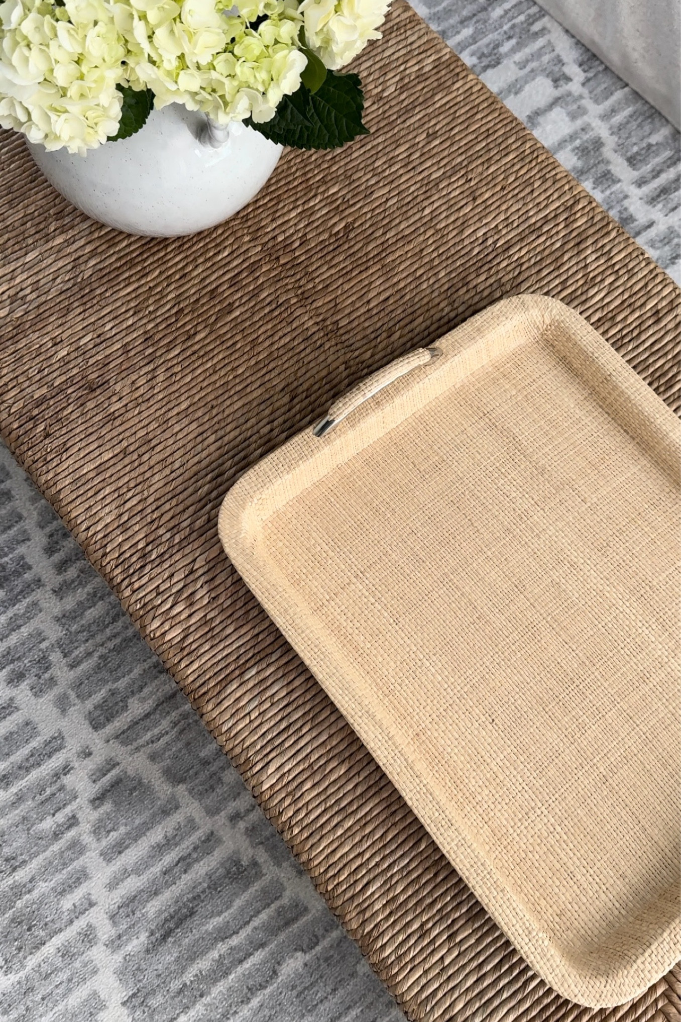 Favorite Raffia tray is on sale. Perfect for layering. 

#LTKHome #LTKSummerSales #LTKStyleTip