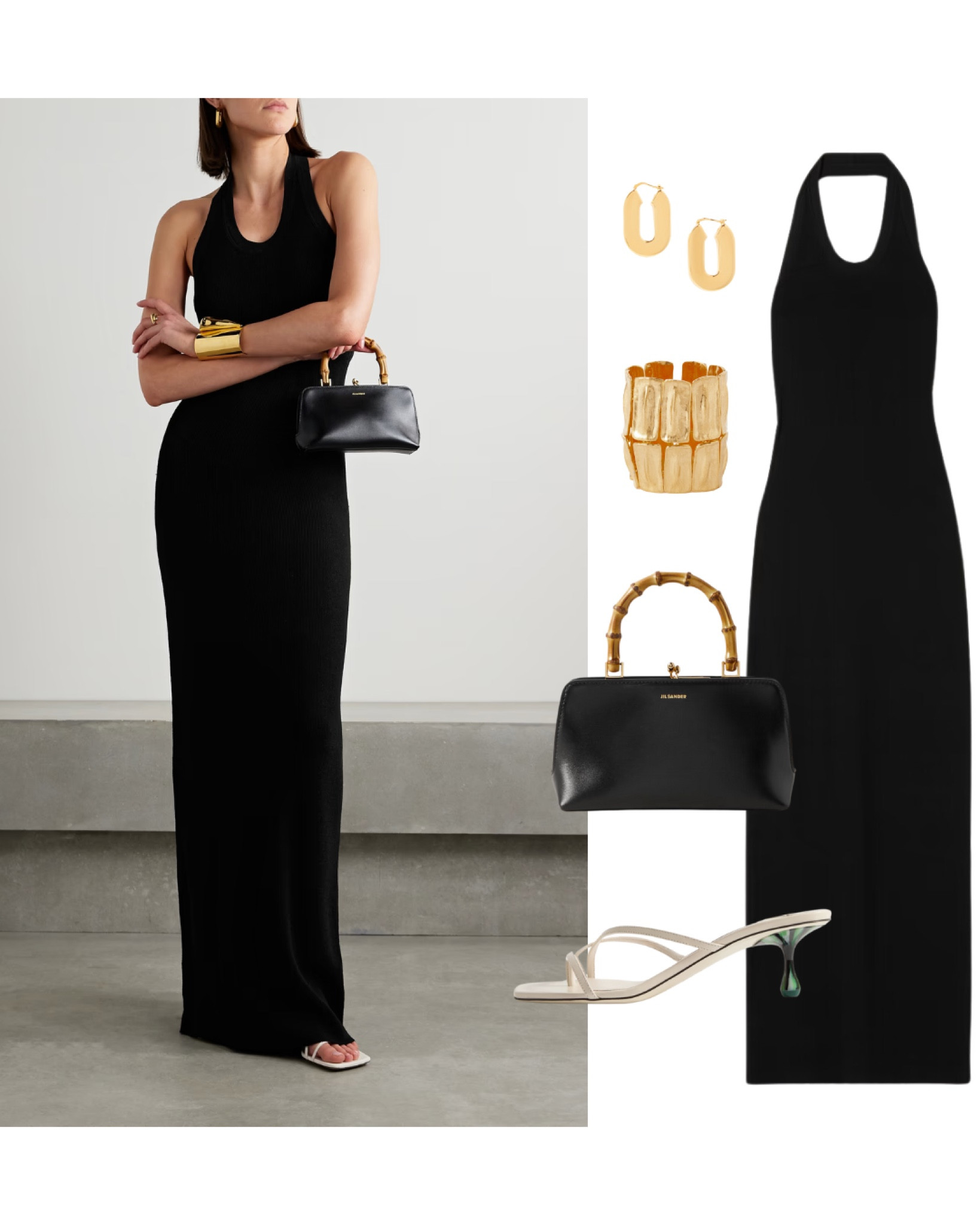 Steal the spotlight in this chic black crepe halterneck maxi dress. Add a shawl or scarf for a cozy yet elegant touch. Perfect for date night.
#DateNightStyle #BlackMaxiDress #ChicAndCozy #HalterneckDress #EveningDress #FallFashion #FallOutfits #NightOutOutfit #StyleInspo



#LTKItBag #LTKStyleTip #LTKParties