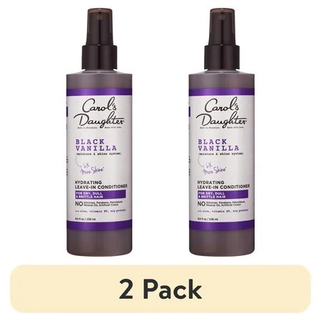 (2 pack) Carol s Daughter Black Vanilla Hydrating Leave In Conditioner for Curly Hair with Aloe 8 fl oz | Walmart (US)