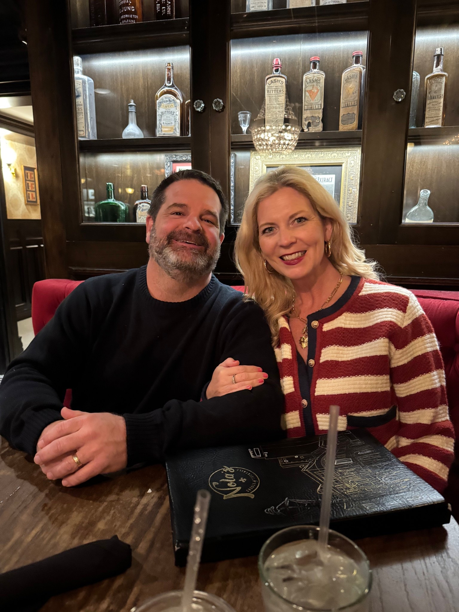 I love this classy red and navy stripe sweater. It has gold buttons and it’s so soft and warm. 

#LTKOver40 #LTKGiftGuide #LTKFindsUnder50