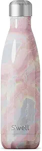 S'well Stainless Steel Water Bottle, 17oz, Geode Rose, Triple Layered Vacuum Insulated Containers... | Amazon (US)