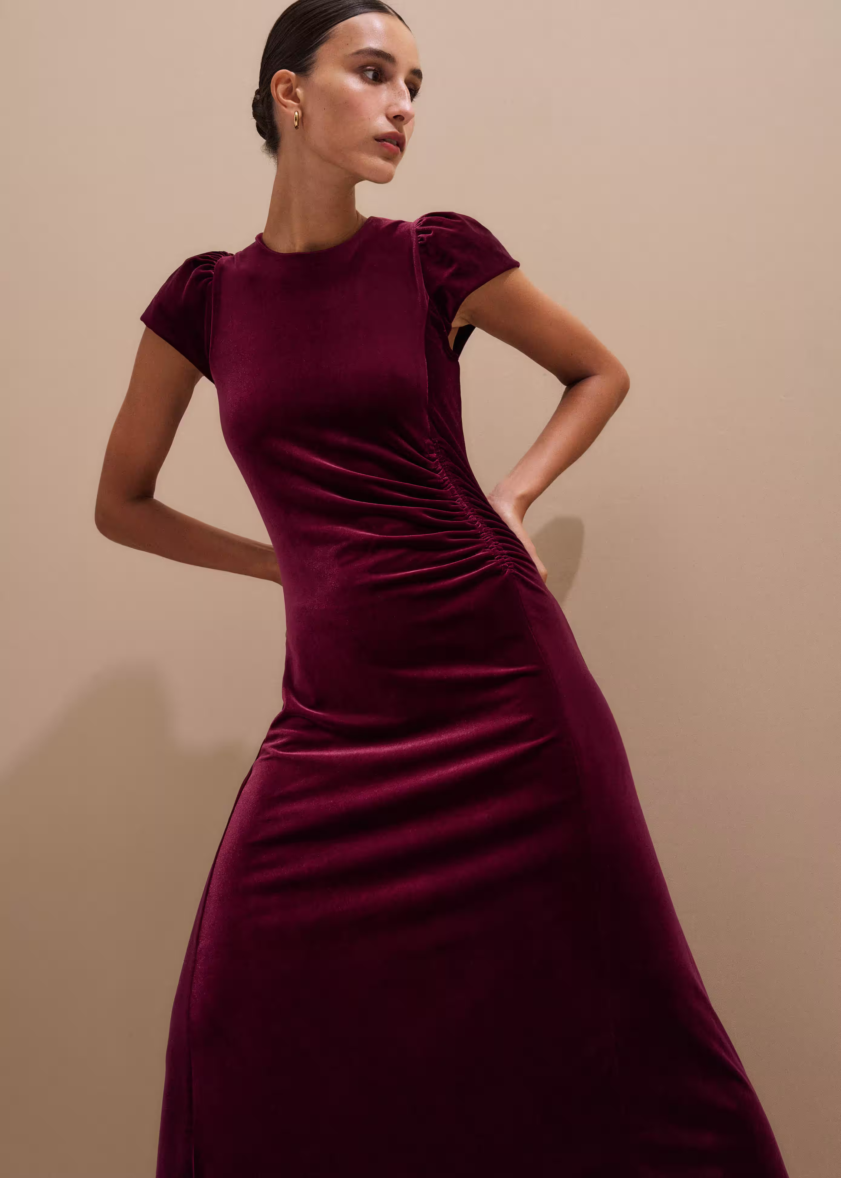 Fluid Maxi Dress Fluid Velour | ME+EM US