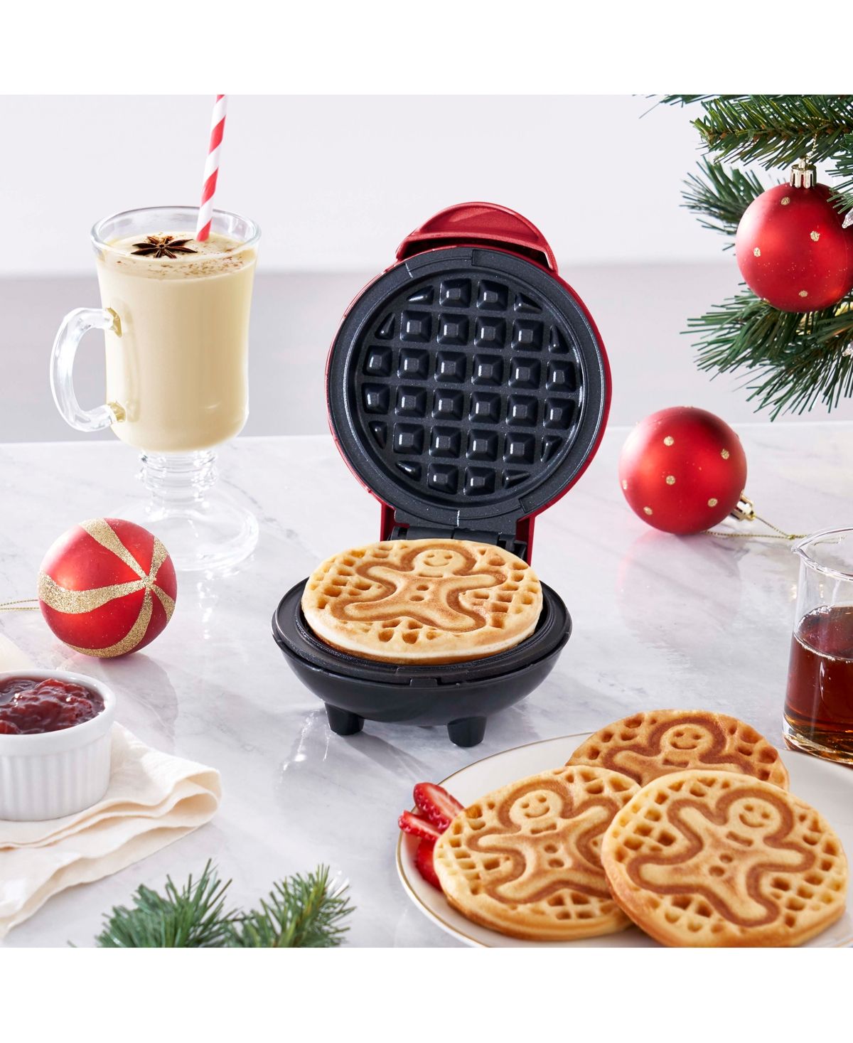 Dash Gingerbread Mini Waffle Maker | Macys (US)