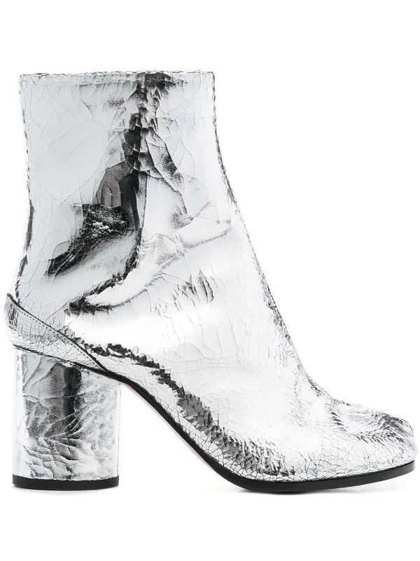 Tabi metallic ankle boots | Farfetch Global