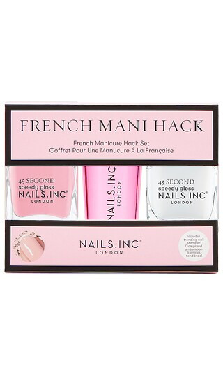 NAILS.INC French Mani Hack Nail Polish Set in French Mani. | Revolve Clothing (Global)