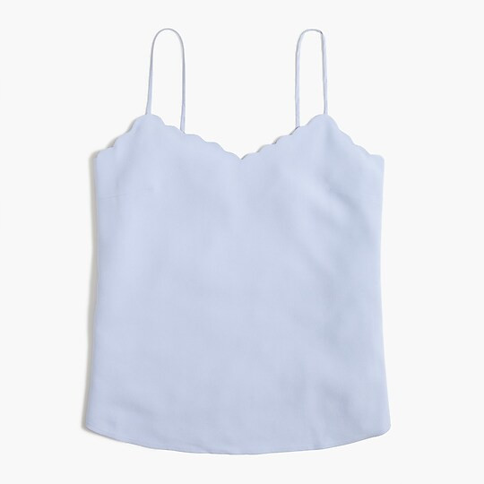 Scalloped cami top | J.Crew Factory