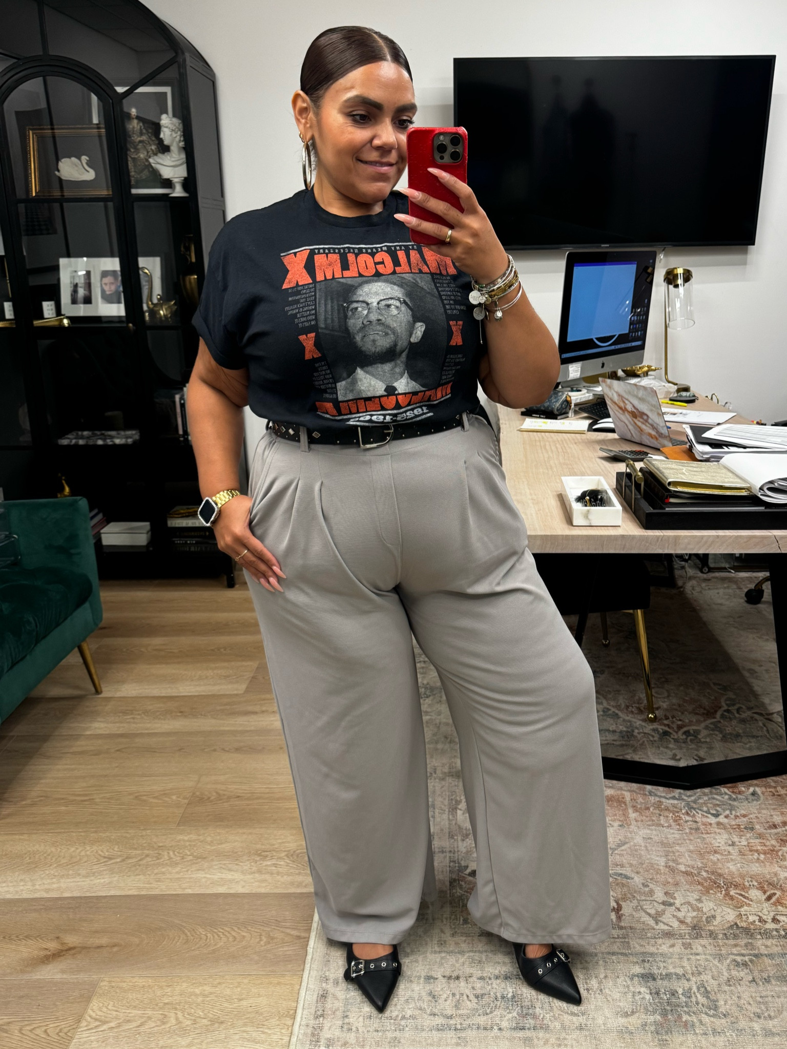 Casual look on an apron belly size 16

#LTKWorkwear #LTKOver40 #LTKPlusSize