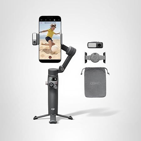 DJI Osmo Mobile 7P Gimbal Stabilizer for iPhone, Android, Native Tracking, Lighting, 3-Axis Phone... | Amazon (US)