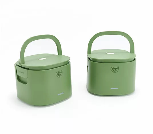 GreenLife Set of (2) 20-oz Heated Lunch Boxes - QVC.com | QVC