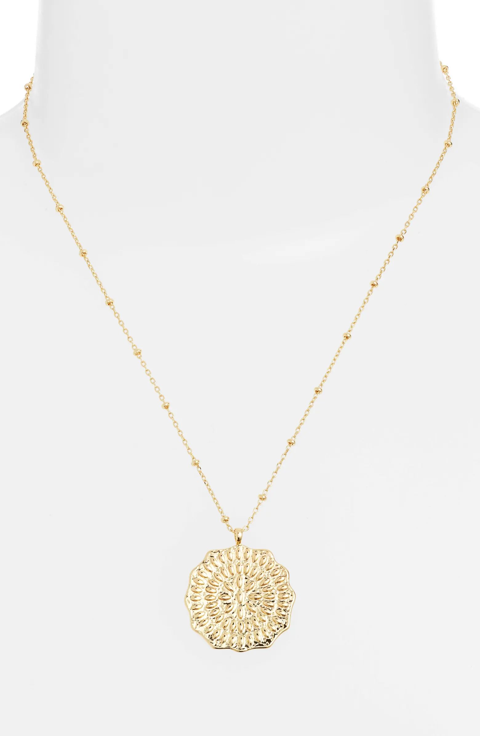 Mosaic Coin Pendant Necklace | Nordstrom