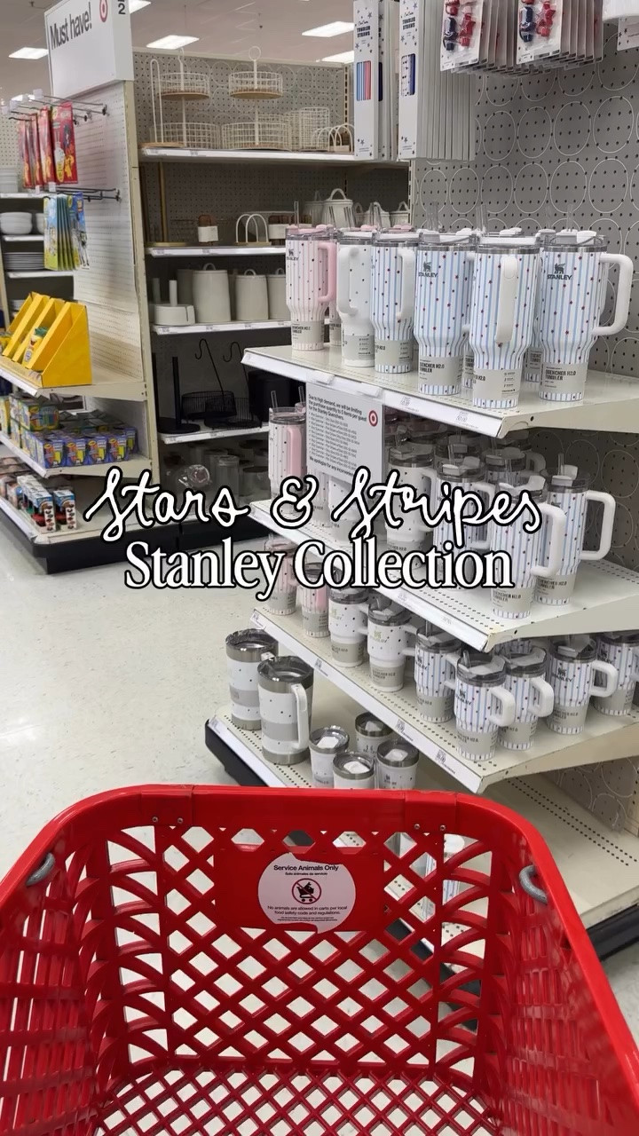 New Stars & Stripes @stanley1913_brand collection at Target! Follow + comment “SHOP” for a link! (make sure you’re following to receive it) ✨ & if you love Holiday finds and gift ideas, follow along for more!