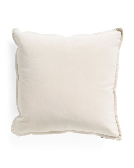 20x20 Cotton Velvet Pillow | TJ Maxx