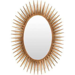 Livabliss Large Rectangle Gold Art Deco Mirror (42 in. H x 30 in. W) S00151051913 - The Home Depo... | The Home Depot