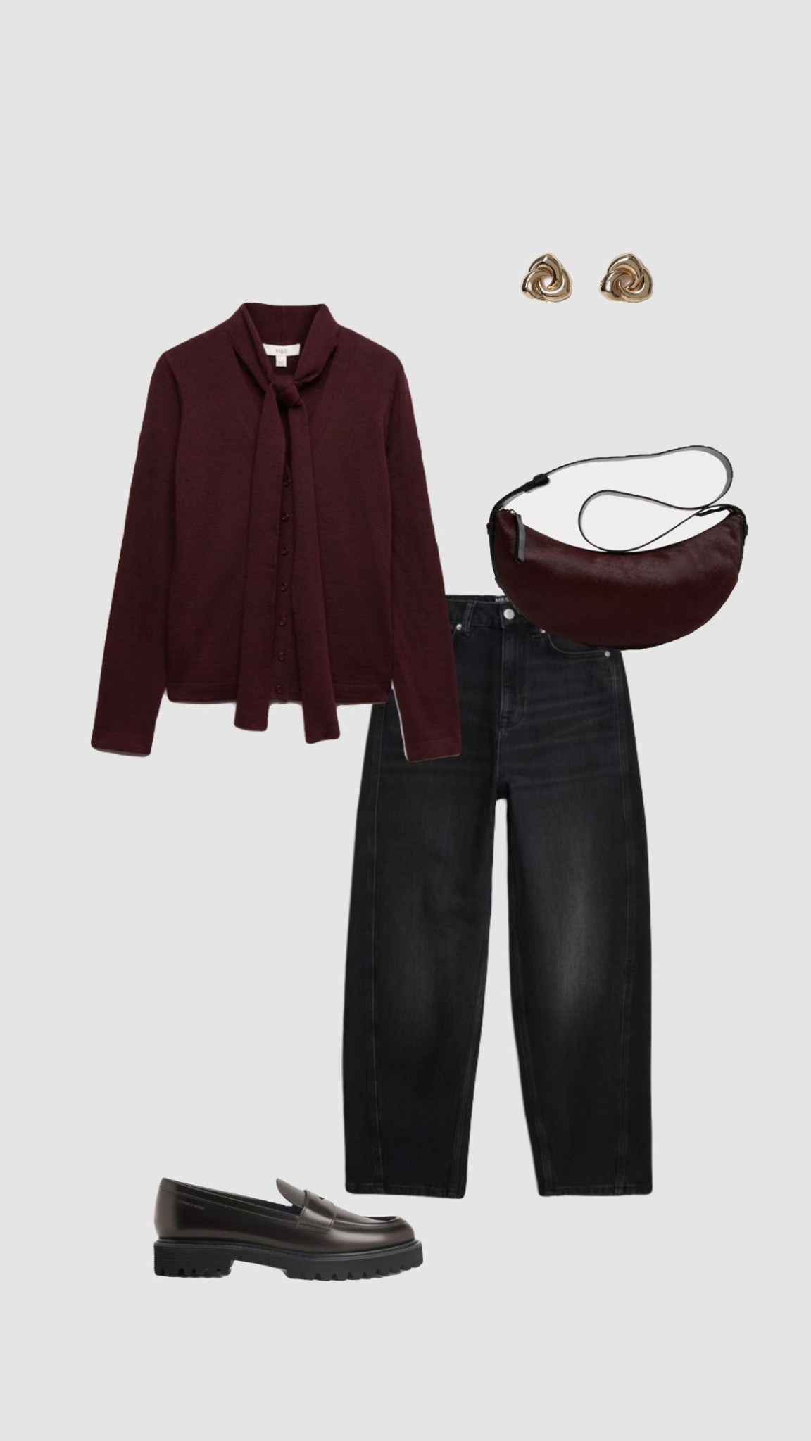 Get 15% off Charles & Keith with code - COMAMBW15-ISMQW9CEVA

Smart Casual Autumn - Winter Outfit 🤎

• burgundy knit scarf cardigan jumper black barrel jeans dark brown loafers crossbody bag dinner date night outfit work workwear •

#LTKwinter #LTKuk #LTKworkwear