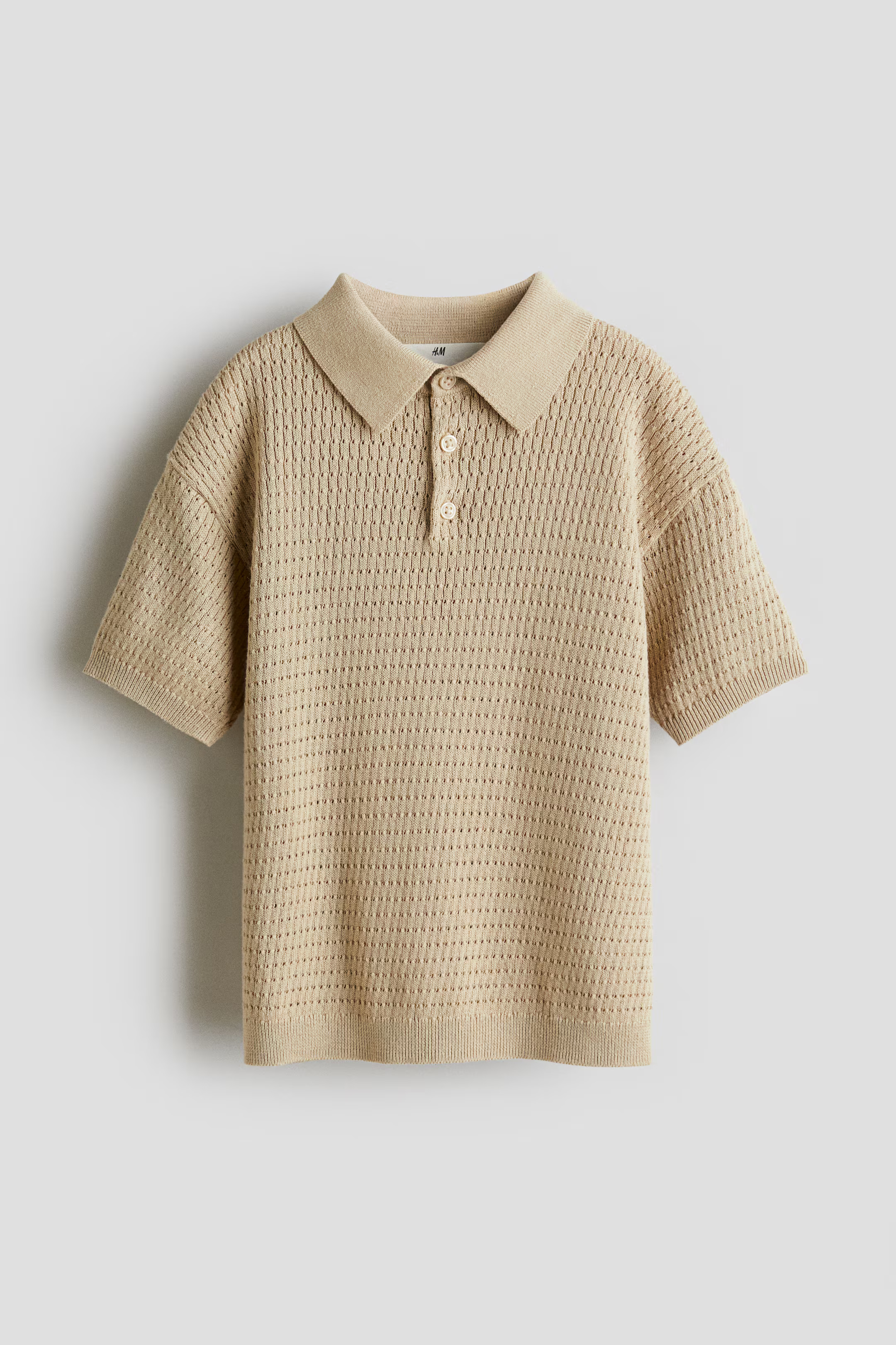 Cotton-Knit Polo Shirt | H&M (US + CA)
