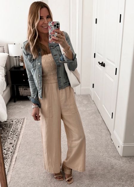 This $30 jumpsuit is a home run! True to size. I’ll be buying it in black as well. 
