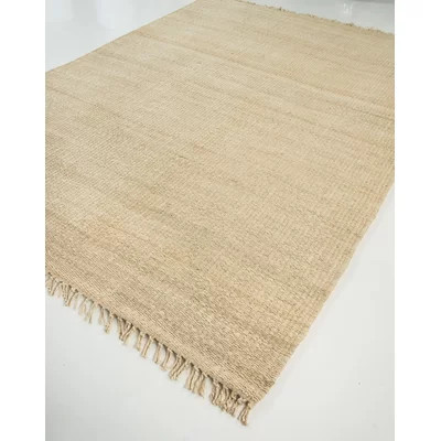 Handwoven Jute Bleached Area Rug | Wayfair North America