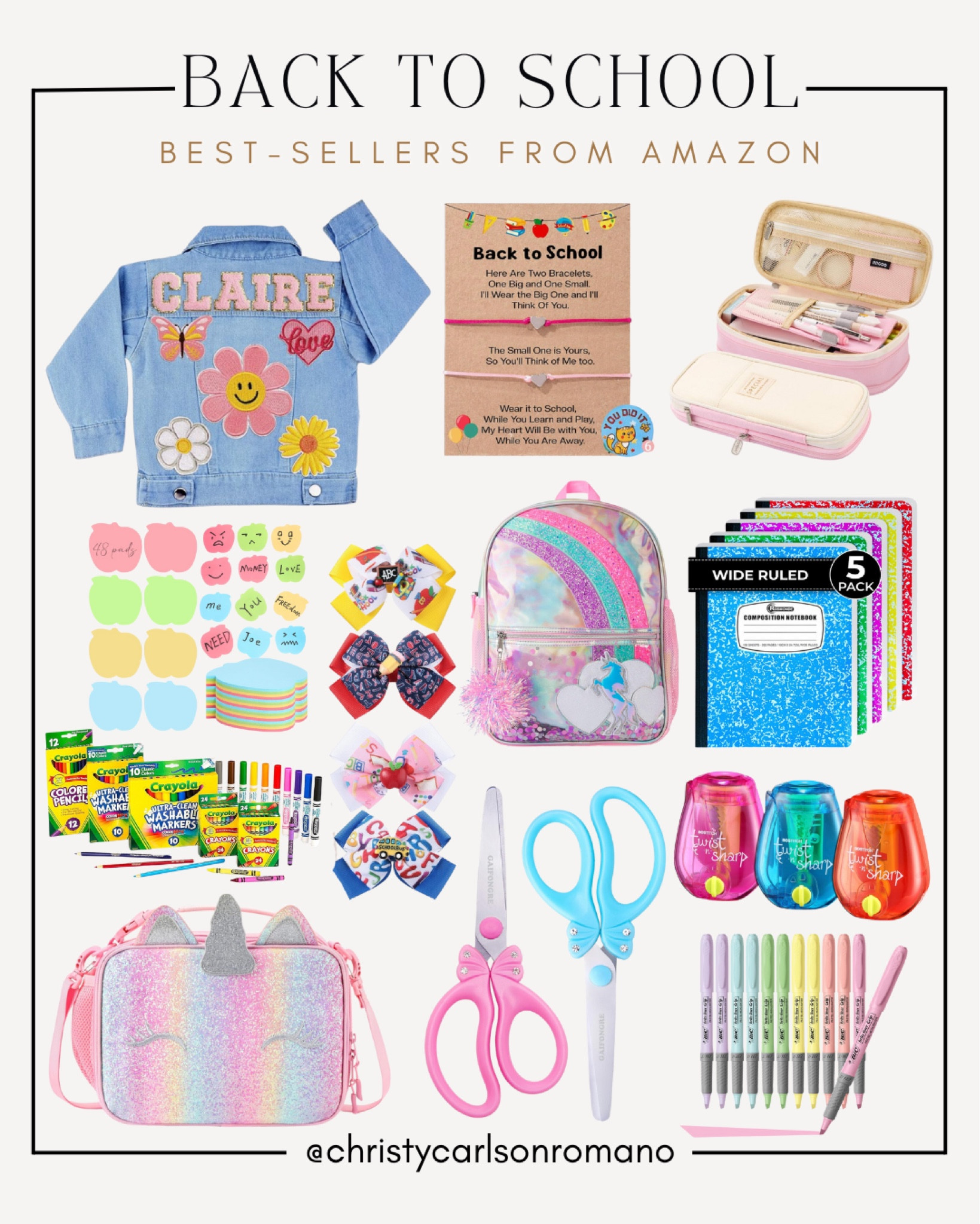 Back to school shopping just got a whole lot easier and cuter! As a fellow Momma, I know how stressful back to school season can be, so I've rounded up the best-selling items from Amazon to make your shopping a lot easier! 
#backtoschool #amazonfinds #kidsessentials #schoolsupplies

#LTKSeasonal #LTKKids #LTKBacktoSchool