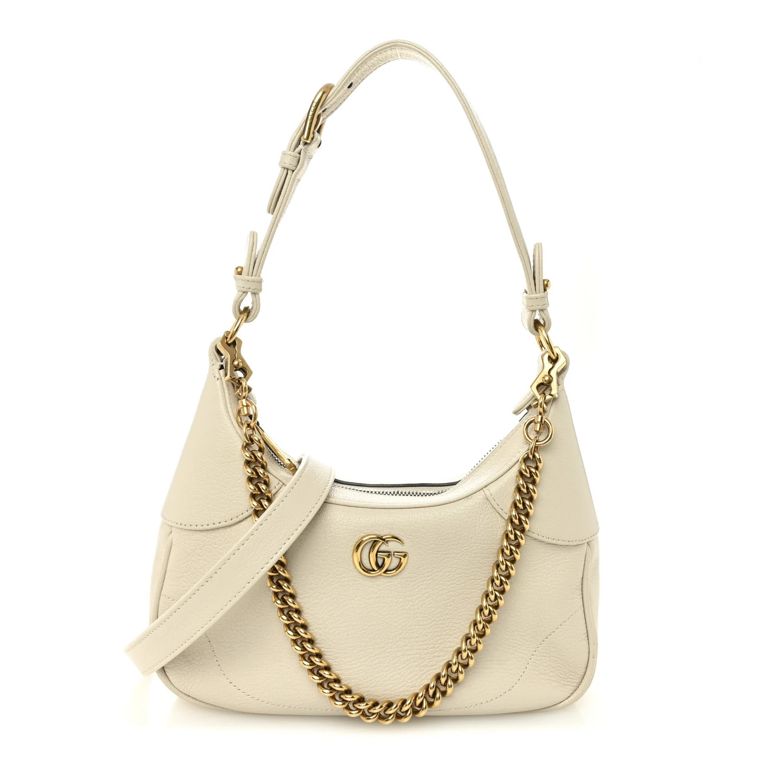 Gucci Goatskin Small Aphrodite Shoulder Bag Mystic White 1856728 | FASHIONPHILE (US)