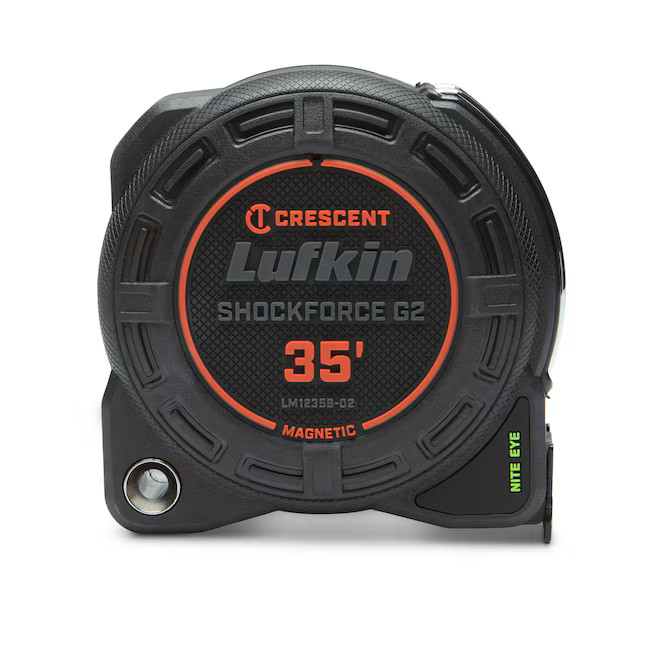 Crescent Lufkin Shockforce Nite Eye G2 35-ft Magnetic Tape Measure | Lowe's