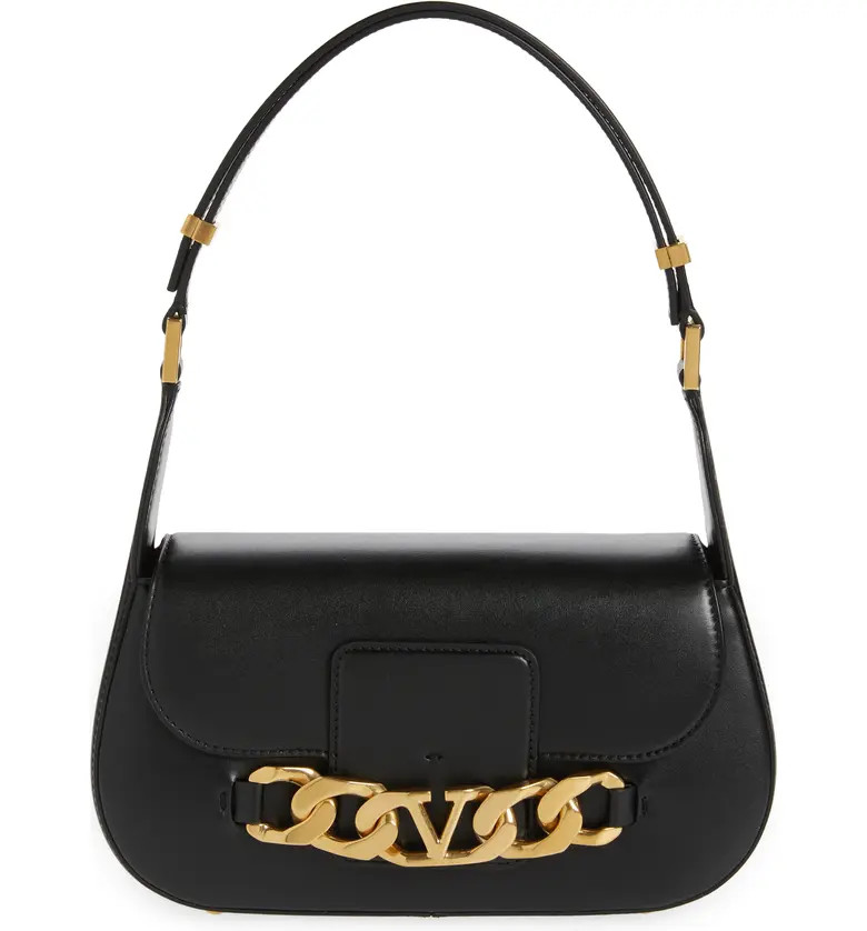 VLOGO Chain Leather Shoulder Bag | Nordstrom