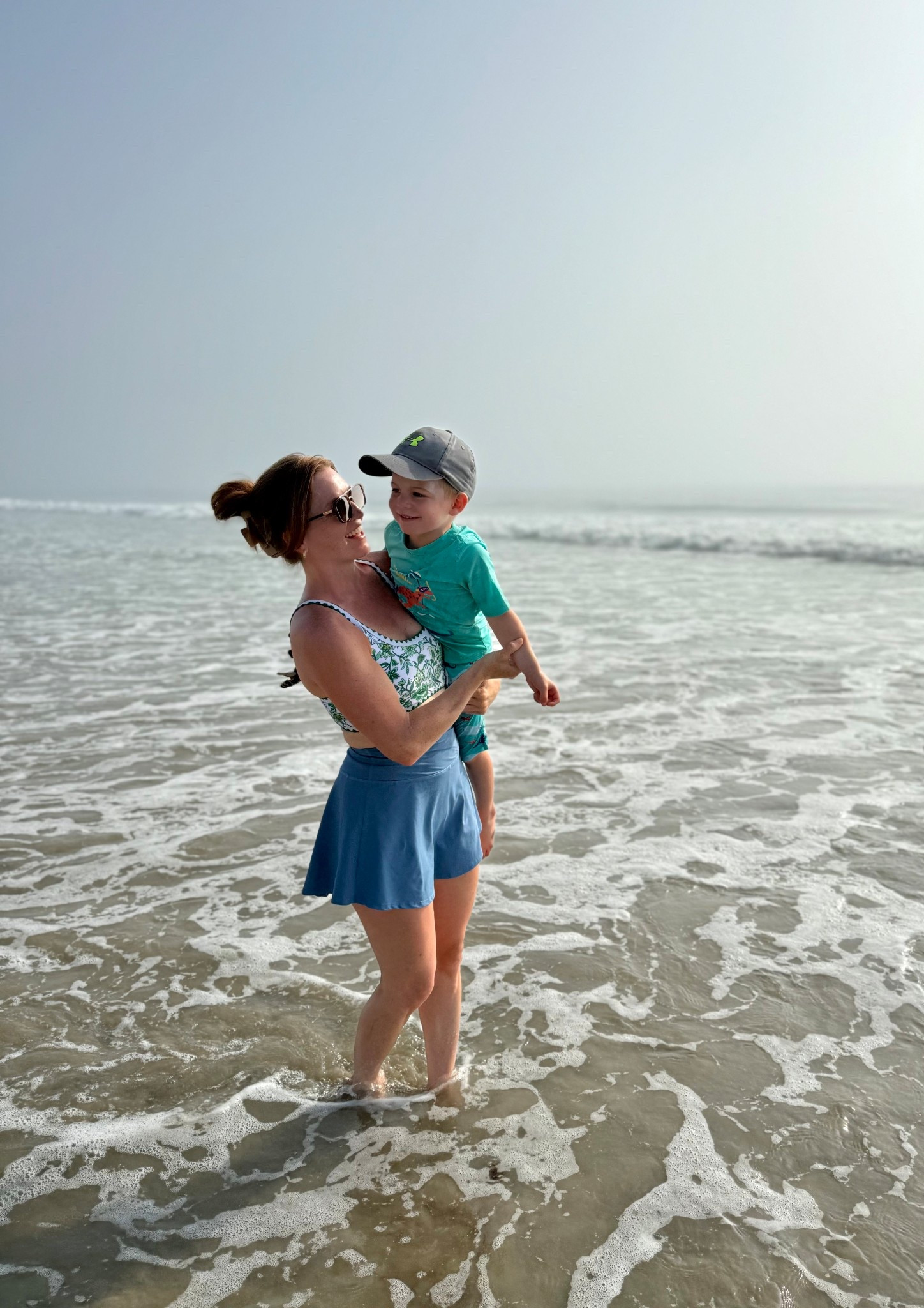 High waisted swimsuit 🩱 with a tennis skirt makes the time playing on the beach with the kids so much more comfortable! #swim #swimsuit #beachwear

#LTKActive #LTKSwim #LTKU