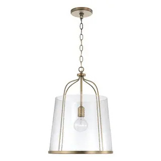Madison 1-light Pendant w/Clear Seeded Glass - - 35851801 | Bed Bath & Beyond