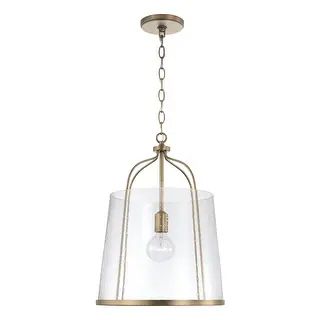 Madison 1-light Pendant w/Clear Seeded Glass - - 35851801 | Bed Bath & Beyond