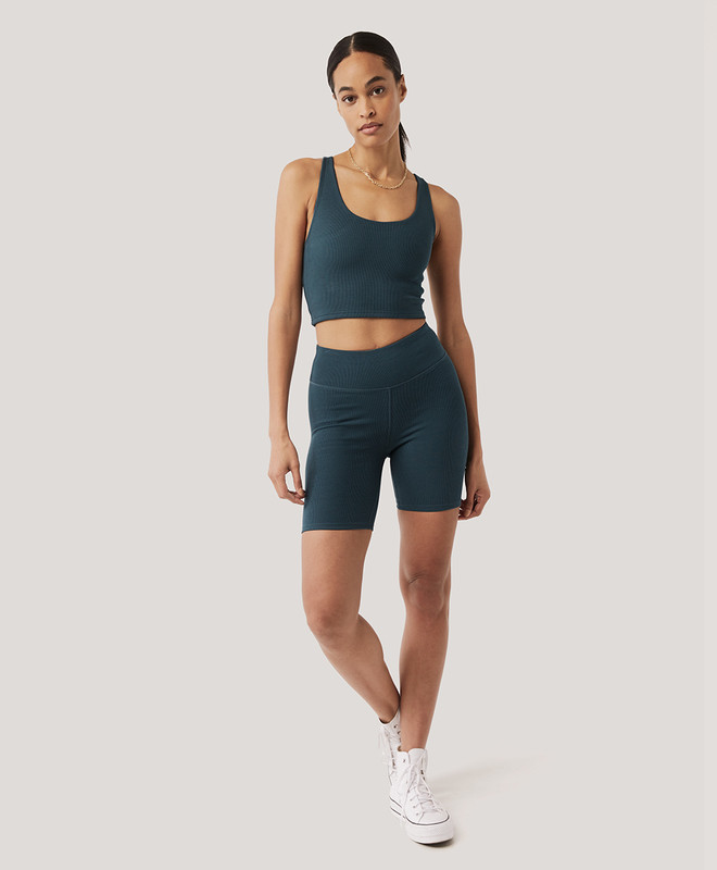 ribbed bike short | Pact Apparel