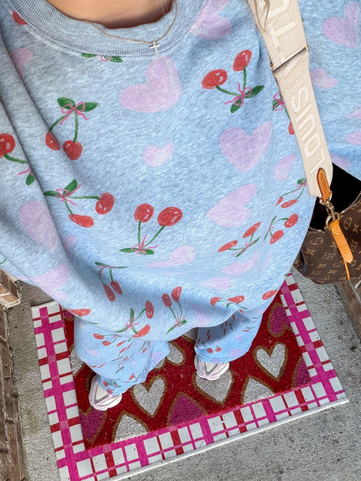 Comfy cute outfit
Cherry matching set med
New balance sneakers tts

#LTKFindsUnder50 #LTKootd #LTKFindsUnder100