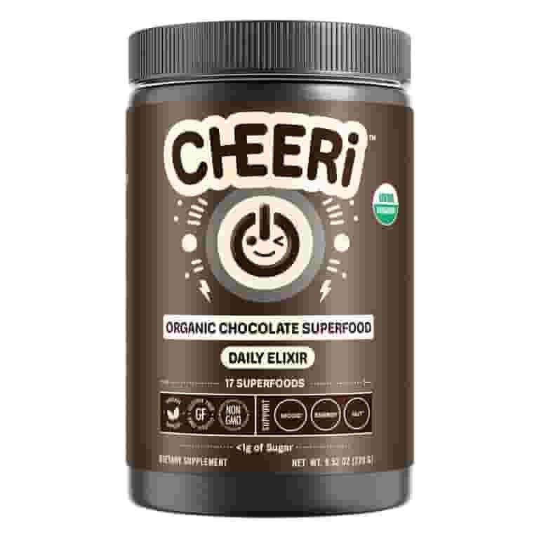 Cheerific Dark Chocolate Superfood Powder - 17 Organic Superfoods + Prebiotic & Probiotics +More-... | Walmart (US)